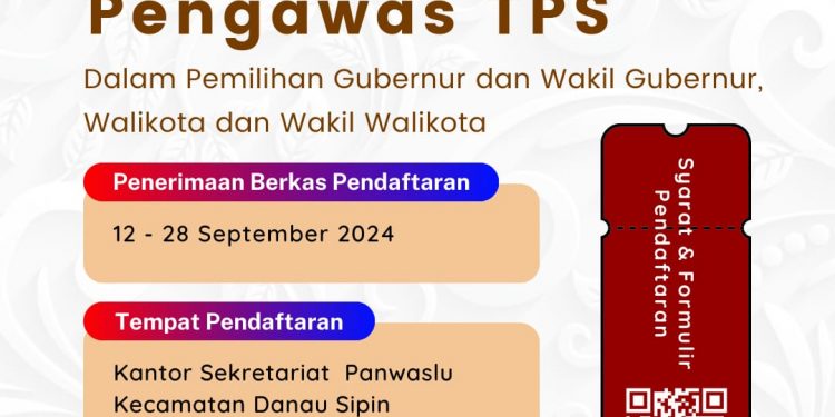 Jelang Pilkada Serentak 2024, Panwascam Danau Sipin Lakukan Perekrutan PTPS