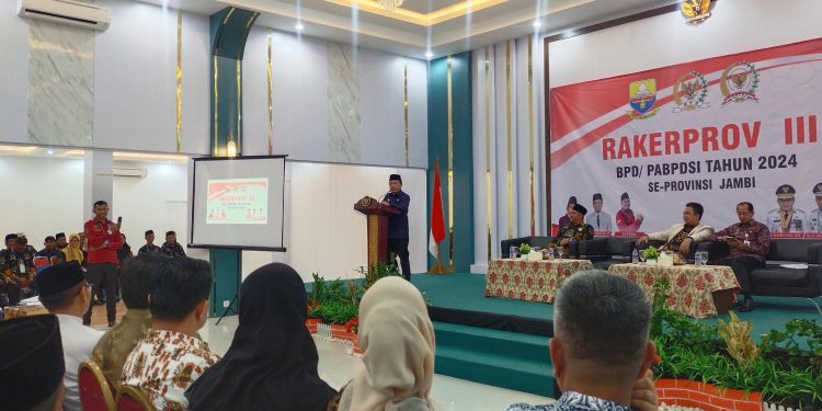 Gubernur Al Haris Buka Rakerprov III BPD/PABPDSI se Provinsi Jambi