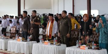 Gubernur Al Haris Bersama Mashuri Hadiri Masa Perpanjangan Jabatan BPD se-Kabupaten Bungo