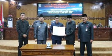 Pjs Bupati Hadiri Rapat Paripurna DPRD Tanjab Barat