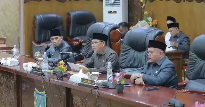 DPRD Gelar Rapat Paripurna Pembentukan Alat Kelengkapan DPRD Tanjabbar Masa Jabatan Tahun 2024-2029