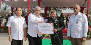 Dandim 0419 Letkol Dwi Sutaryo Ucapkan Terimakasih Kepada PetroChina Atas Penyerahan Gedung Koramil di Betara
