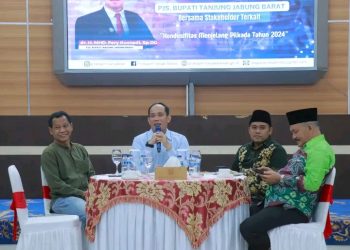 Malam Silaturahmi, Pjs. Bupati Tanjab Barat Bahas Stabilitas Pilkada dan Pembangunan Daerah