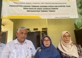 Berikan Bantuan Kambing Domba 40 Ekor, Kades Sungai Keruh: Terima Kasih SKK Migas – PetroChina