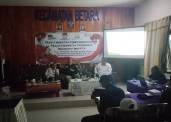 Gelar Penyuluhan Hukum, KPU Provinsi Jambi Ajak Masyarakat Betara Tolak Politik Uang