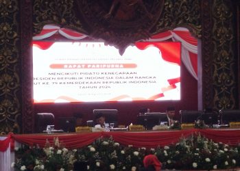 DPRD Provinsi Jambi Menggelar Rapat Paripurna Dalam Rangka HUT RI ke 79