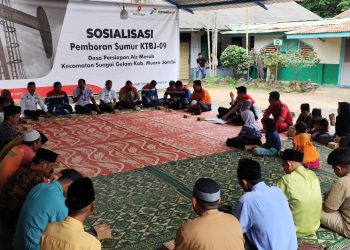 Bersiap Lakukan Pemboran Sumur KTBJ-09, Pertamina EP Jambi Field Gelar Sosialisasi dan Syukuran