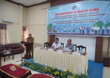 DPRD Tanjabbar Gelar FGD Ranperda Inisiatif, Program Jaminan Sosial Ketenagakerjaan dan Keolahragaan Daerah