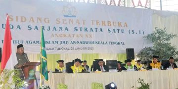 Bupati Tanjab Barat Hadiri Wisuda Angkatan XX Institut Agama Islam (IAI) An Nadwah Kuala Tungkal