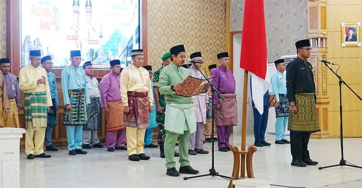 Peringati HUT Provinsi Jambi ke-68, Anggota DPRD Tanjabbar Bacakan Naskah Deklarasi Badan Kongres Rakyat Jambi