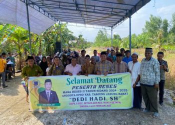 Dedi Hadi Reses di Sungai Dualap, Masyarakat Usulkan Normalisasi Sungai/Parit