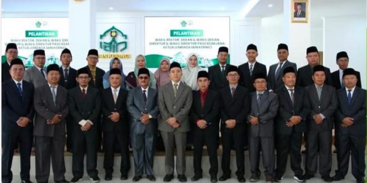 Rektor IAIN Kerinci Lantik Puluhan Pejabat di Lingkungan Kampus