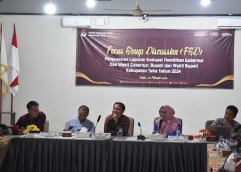 KPUD Tebo Sukses Gelar FGD Bahas Evaluasi Pileg dan Pilkada 2024