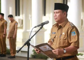 Wakil Bupati Katamso Pimpin Langsung Apel Gabungan di Lingkungan Pemerintah Kabupaten Tanjab Barat
