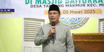 Wakil Bupati Tanjung Jabung Barat Gelar Safari Ramadan Pertama di Masjid Baiturrahman