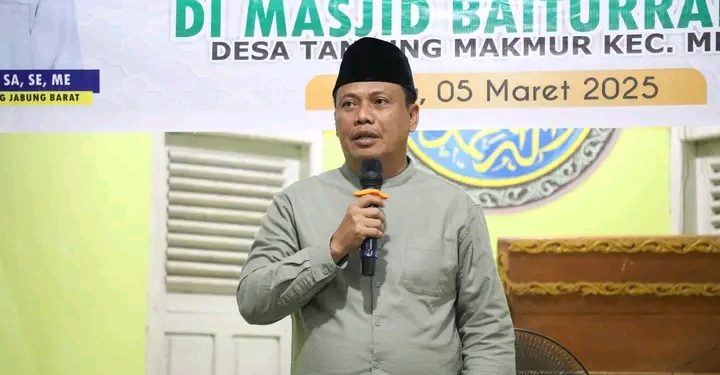 Wakil Bupati Tanjung Jabung Barat Gelar Safari Ramadan Pertama di Masjid Baiturrahman