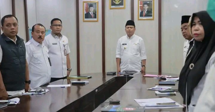 Wabup Katamso Ikuti Peluncuran Indeks Pencegahan Korupsi Daerah (IPKD) MCP 2025 Secara Virtual