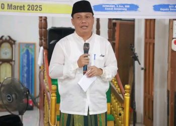 Pemkab Tanjung Jabung Barat Laksanakan Safari Ramadhan di Desa Kempas Jaya Kecamatan Senyerang.