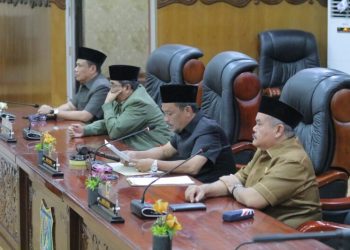 DPRD Tanjabbar Gelar Paripurna Pertama Penyampaian Nota Pengantar Raperda inisiatif dan LKPJ Bupati
