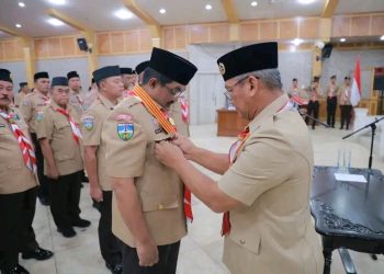 Bupati Tanjab Barat Resmi Dilantik sebagai Ketua Kamabicab Gerakan Pramuka Masa Bakti 2024-2029
