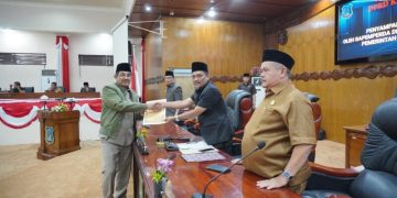 Paripurna Pertama, DPRD Tanjabbar Dengarkan Penyampaian Nota Pengantar LKPJ Bupati Tahun 2024