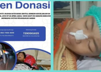 Masyarakat Tanah Kampung Buka Donasi Untuk Ananda Riski Aditia
