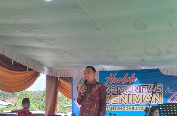 Ketua DPRD Tanjabbar Hadiri Ultah ke -4 Komunitas Seniman di Batang Asam