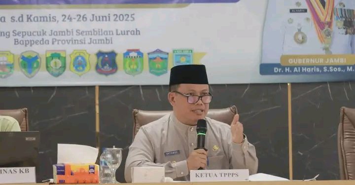 Wabup Tanjab Barat Paparkan Strategi Penurunan Stunting dalam Pra Penilaian Kinerja Provinsi Jambi