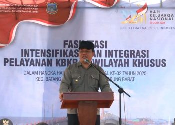Wakil Bupati Tanjab Barat Hadiri Pelayanan KB-KR dalam Kirab Bangga Kencana Harganas ke-32