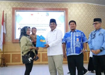 Pemerintah Kabupaten Tanjung Jabung Barat Gelar Talkshow dan Penyaluran Bantuan melalui Gerakan Orang Tua Asuh Cegah Stunting (GENTING)