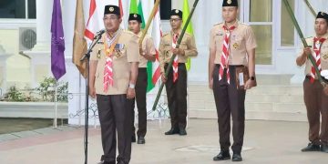Bupati UAS Pimpin Upacara Renungan dan Ulang Janji Pramuka