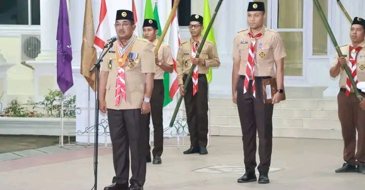 Bupati UAS Pimpin Upacara Renungan dan Ulang Janji Pramuka