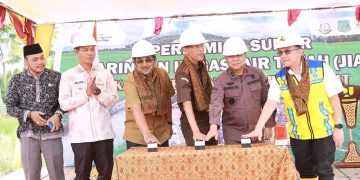 Dukung Ketahanan Pangan, Bupati UAS Resmikan Jaringan Irigasi Air Tanah di Desa Parit Bilal