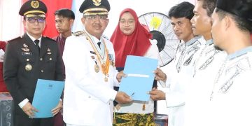 Bupati UAS Hadiri Upacara Pemberian Remisi Warga Binaan Lapas Kelas II-B Kuala Tungkal Tahun 2025