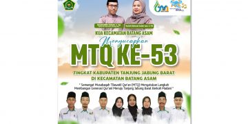 KUA Kecamatan Batang Asam Ikut Sukseskan MTQ Ke-53 Tingkat Kabupaten Tanjab Barat Tahun 2025