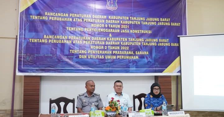 DPRD Tanjabbar Gelar FGD, Perda Tentang Kontruksi dan Penyerahan Prasarana Utilitas Umum Perumahan