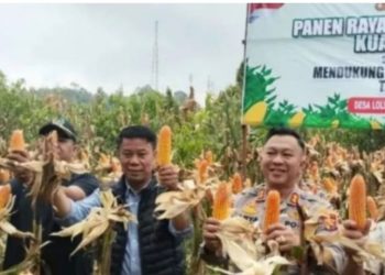 Panen Raya Jagung Serentak, Pemkot Sungai Penuh Apresiasi Polres Kerinci