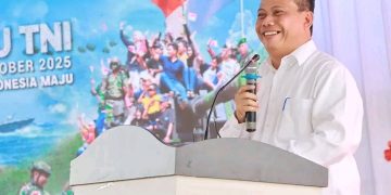 Wakil Bupati Katamso Hadiri Syukuran HUT ke-80 TNI di Kodim 0419/Tanjab