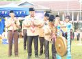 Diiikuti Lebih dari 500 Peserta, Bupati UAS Resmi Buka Jambore Pramuka Tanjab Barat 2025