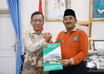 Sinergi Pemkab dan ATR/BPN, Serah Terima Data Peta Udara Dukung Perencanaan dan Penataan Ruang