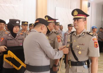 Penyegaran Organisasi, Kapolres Kerinci Pimpin Sertijab Kabag Ops  