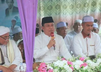 Wakil Bupati Katamso Hadiri Haul Akbar Sulthonul Aulia Syekh Abdul Qadir Al-Jailani di Desa Dataran Pinang