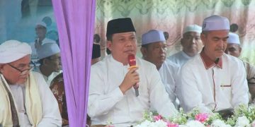 Wakil Bupati Katamso Hadiri Haul Akbar Sulthonul Aulia Syekh Abdul Qadir Al-Jailani di Desa Dataran Pinang