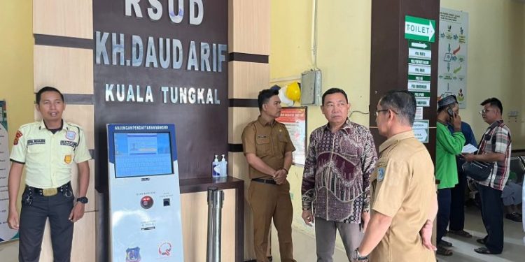 Sidak RSUD Daud Arif di HKN, Ketua DPRD Tanjabbar Sampaikan Harapan Ini