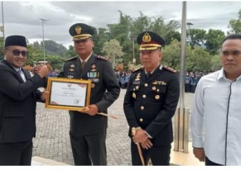Sukses dalam Pelaksanaan TMMD, Wako Sungai Penuh Berikan Penghargaan untuk Kodim 0417/Kerinci