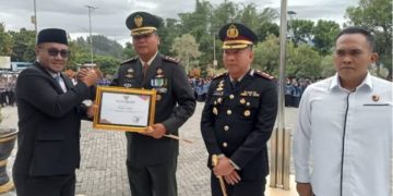 Sukses dalam Pelaksanaan TMMD, Wako Sungai Penuh Berikan Penghargaan untuk Kodim 0417/Kerinci