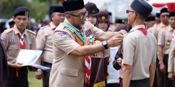Sekda Sudirman Tekankan Peran Strategis Pramuka dalam Pembentukan Karakter Pemuda