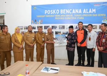 Sumut – Jambi Bersatu Tangani Bencana: Wagub Sani Bawa Dana Rp. 550 Juta dan 10 Ton Beras Ke Medan