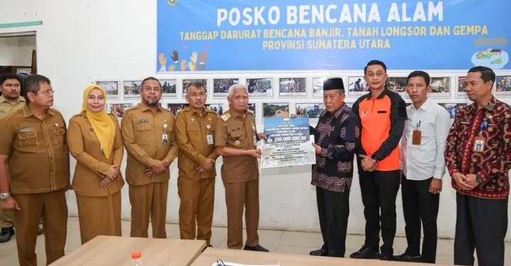 Sumut – Jambi Bersatu Tangani Bencana: Wagub Sani Bawa Dana Rp. 550 Juta dan 10 Ton Beras Ke Medan