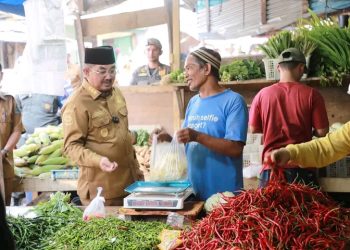Jelang Nataru, Pemkab Tanjab Barat Gelar Operasi Pasar dan Pasar Murah